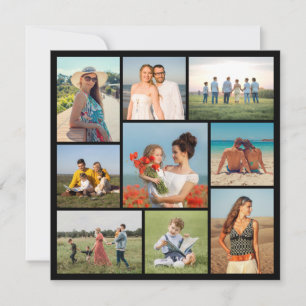 Create Your Own 9 Photo Collage Card