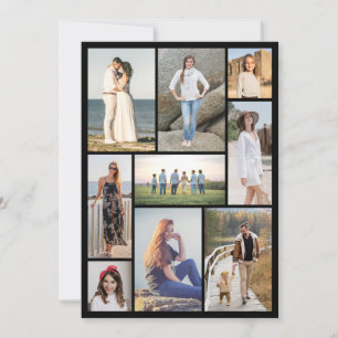 Create Your Own 9 Photo Collage Card