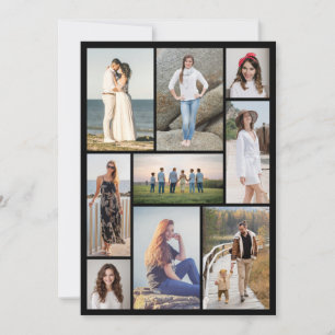 Create Your Own 9 Photo Collage Card