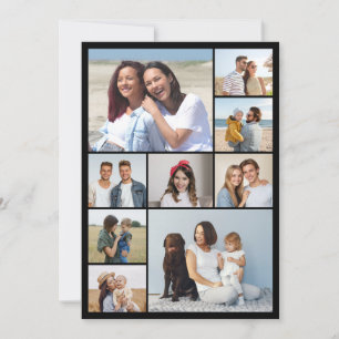 Create Your Own 9 Photo Collage  Card