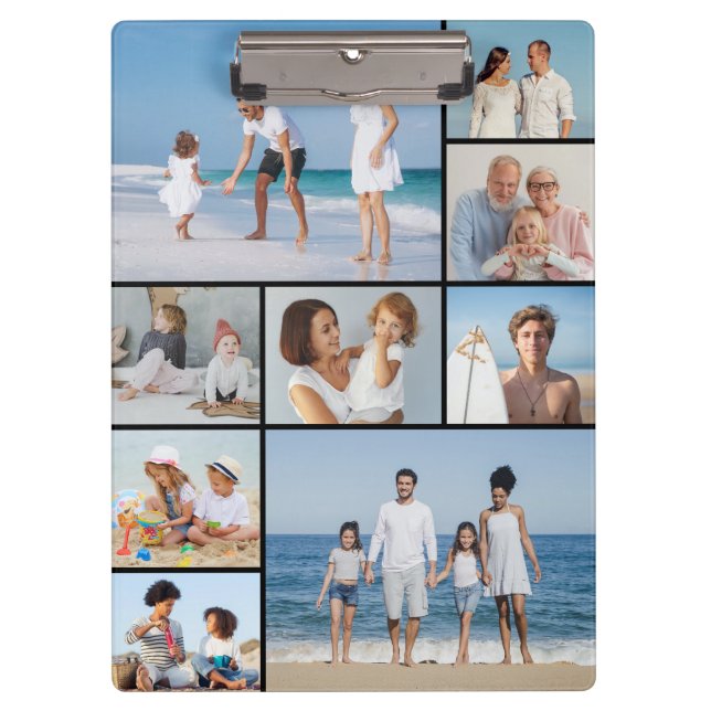 Create Your Own 9 Photo Collage Clipboard (Front)