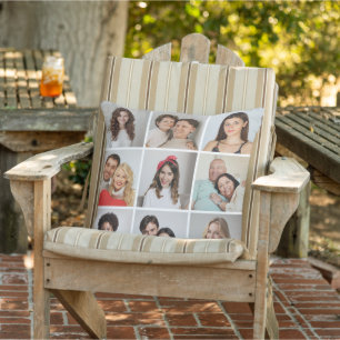 Create Your Own 9 Photo Collage Cushion