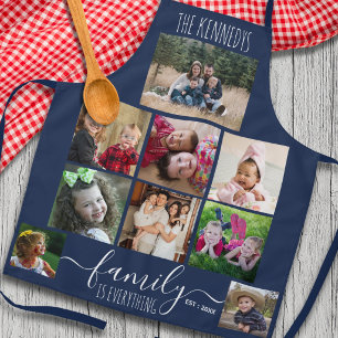 Create Your Own 9 Photo Collage Family Name Blue Apron