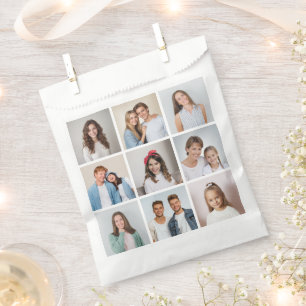 Create Your Own 9 Photo Collage Favour Bag