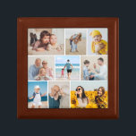 Create Your Own 9 Photo Collage Gift Box<br><div class="desc">Create your own 9 Photo Collage for Christmas, Birthdays, Weddings, Anniversaries, Graduations, Father's Day, Mother's Day or any other Special Occasion, with our easy-to-use design tool. Add your favourite photos of friends, family, vacations, hobbies and pets and you'll have a stunning, one-of-a-kind photo collage. Our custom photo collage is perfect...</div>