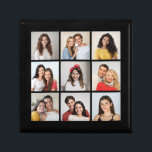 Create Your Own 9 Photo Collage Gift Box<br><div class="desc">Create your own 9 Photo Collage for Christmas, Birthdays, Weddings, Anniversaries, Graduations, Father's Day, Mother's Day or any other Special Occasion, with our easy-to-use design tool. Add your favourite photos of friends, family, vacations, hobbies and pets and you'll have a stunning, one-of-a-kind photo collage. Our custom photo collage is perfect...</div>