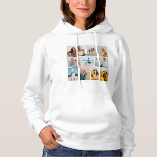 Create Your Own 9 Photo Collage Hoodie