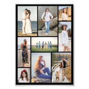 Create Your Own 9 Photo Collage Photo Enlargement Print
