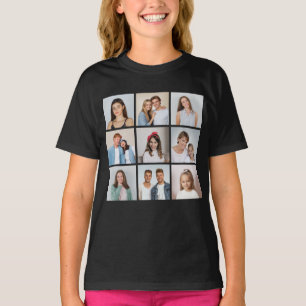 Create Your Own 9 Photo Collage T-Shirt