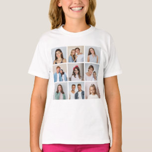 Create Your Own 9 Photo Collage T-Shirt