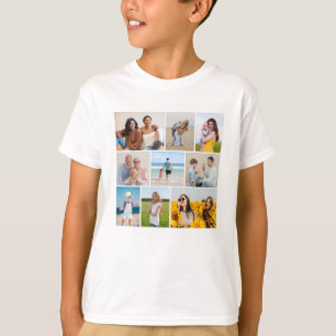 Create Your Own 9 Photo Collage T-Shirt