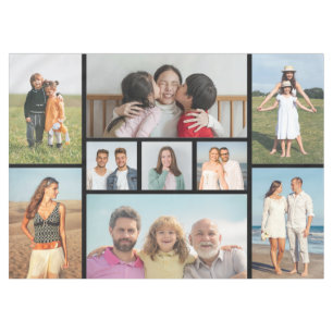 Create Your Own 9 Photo Collage Tablecloth