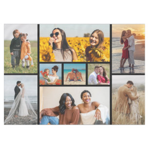 Create Your Own 9 Photo Collage Tablecloth