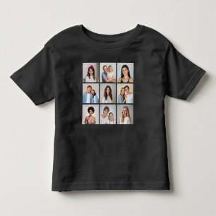 Create Your Own 9 Photo Collage Toddler T-Shirt