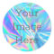 Create Your Own Abstract Metallic Faux Iridescent