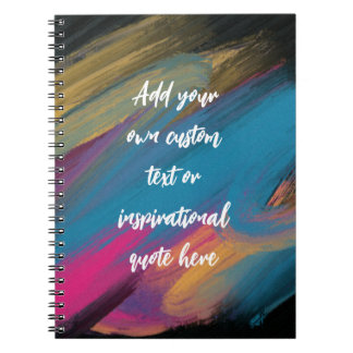 Create Your Own Abstract Motivational Quote Notebook