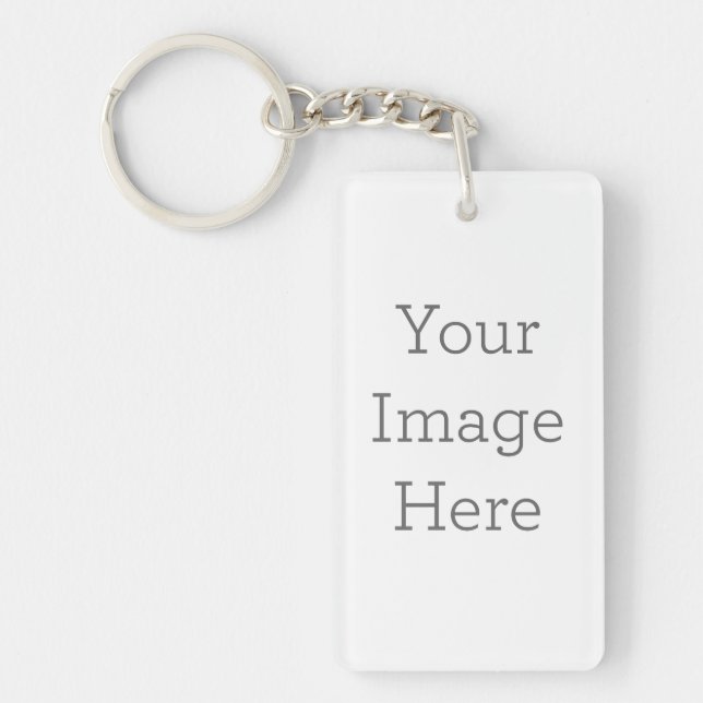Acrylic Keychain, Rectangle (single-sided) (Front)