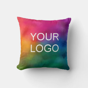 Create Your Own Add Business Company Logo Template Cushion