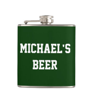 Create Your Own Add Your Name Beer Hip Flask