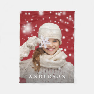 Create Your Own | Add Your Photo & Name Custom Fleece Blanket