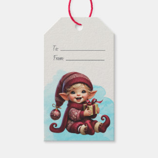 Create Your Own Adorable Vintage Christmas Gnome Gift Tags