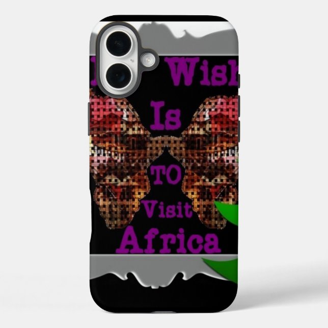 Create Your Own Africa My Wish Case-Mate iPhone Case (Back)