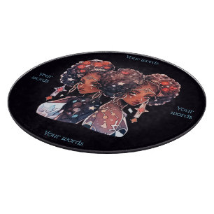 Create Your Own African American Woman Gemini Cutting Board
