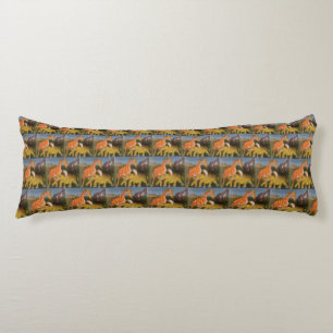 Create Your Own African Jungle colourful pattern Body Cushion