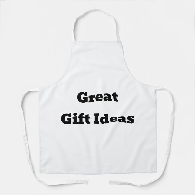 Create Your Own All-Over Print Apron, Medium Apron (Front)