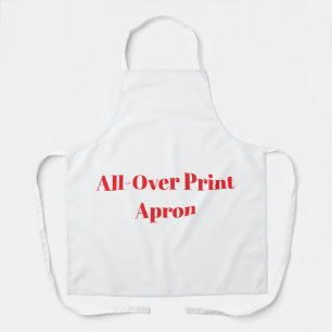 Create Your Own All-Over Print Apron, Medium Apron