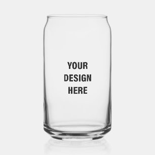 Create Your Own All Over Print  Can Glass