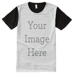 Create Your Own All-Over Printed Panel T-Shirt