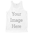 Create Your Own All-Over Printed Unisex Tank
