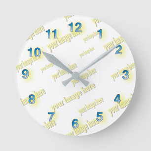 Create Your Own Amazing Image Template Round Clock