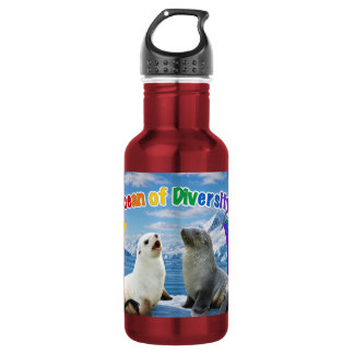 Create Your Own Antarctic Wildlife 532 Ml Water Bottle