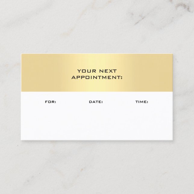 Create Your Own Appointment Reminder Template (Front)