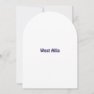 Create Your Own Arch Invitation