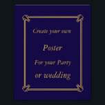 Create your Own Art Deco Photo poster<br><div class="desc">Create your Own Art Deco Photo poster</div>