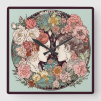 Create Your Own Art Nouveau Gemini Zodiac