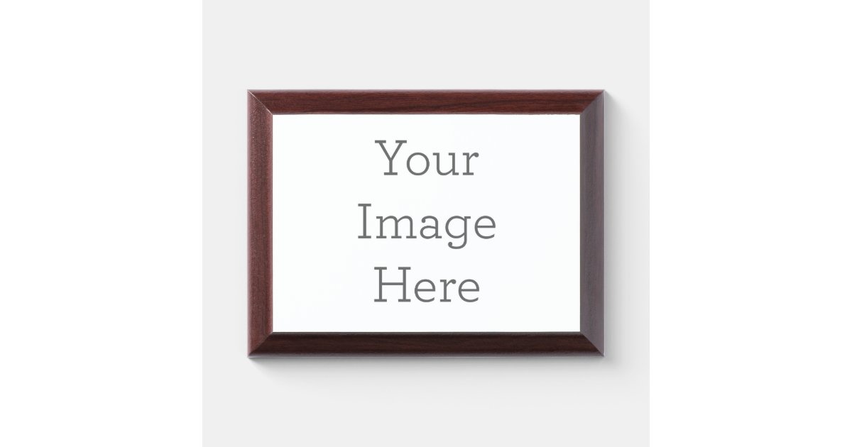 Create your own award plaque zazzle