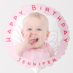 Create Your Own Baby Birthday Photo Balloon<br><div class="desc">Create Your Own Baby Birthday Photo Balloon</div>