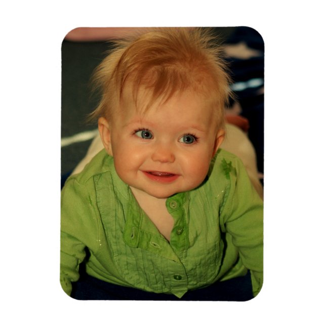 Create Your Own Baby Photo Magnet Keepsake (Vertical)