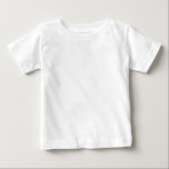 Create Your Own Baby T-Shirt<br><div class="desc">Create your own white personalizable,  minimalist style which can be easily updated with your Photo and text. If you need any help personalizing this product,  please contact me using the message button below and I will be happy to help.</div>