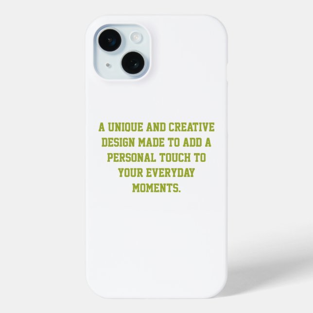 Create Your Own Barely There iPhone 15 Plus Case (Back)