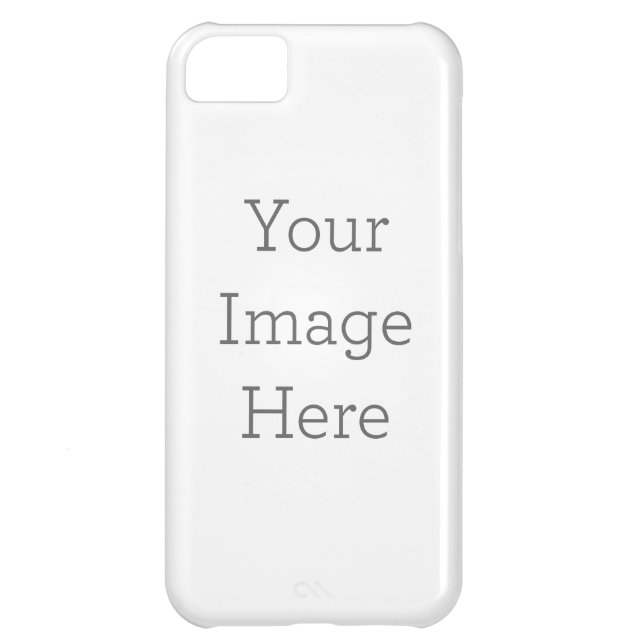 Case-Mate Phone Case, Apple iPhone 5C, Barely There (Back)