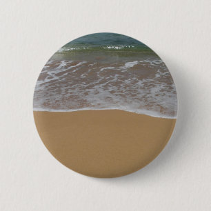 Create your own beach theme 6 cm round badge