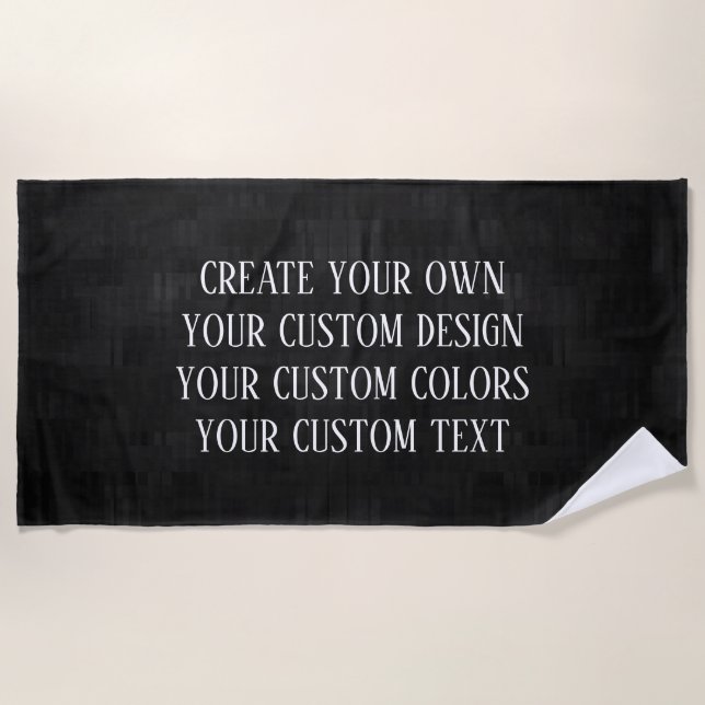 Create Your Own! Beach Towel (Front)