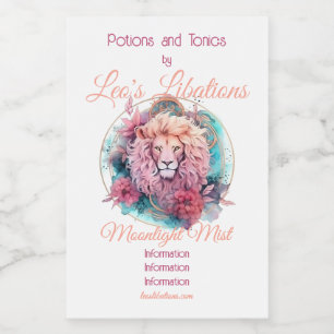 Create Your Own Beautiful Astrology Leo Zodiac Wine Label
