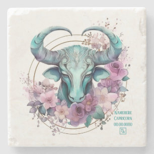 Create Your Own Beautiful Capricorn Zodiac Stone Coaster