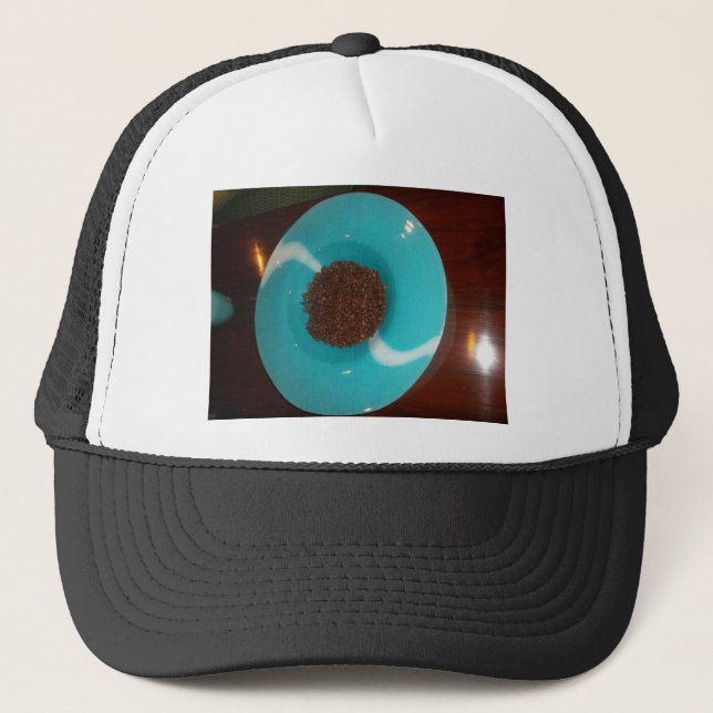 Create Your Own Beautiful Fantastic FBlue  Skeezer Trucker Hat (Front)